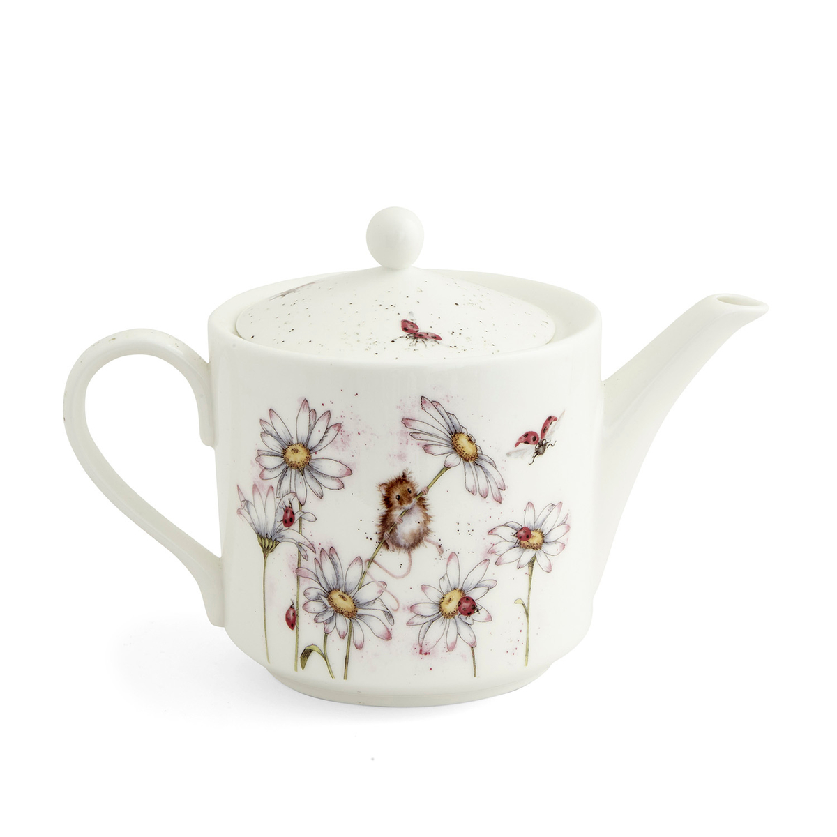 Wrendale Designs Teapot 2pt Opps A Daisy image number null